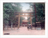 Torii, shrine gate, Nishigamo, Kyoto, Japan by Anonymous