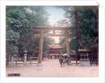 Torii, shrine gate, Nishigamo, Kyoto, Japan by Anonymous