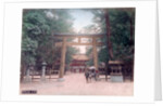 Torii, shrine gate, Nishigamo, Kyoto, Japan by Anonymous