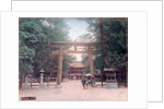 Torii, shrine gate, Nishigamo, Kyoto, Japan by Anonymous