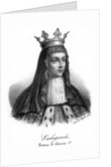 Radegonde, one of Clotaire I's four wives by Delpech