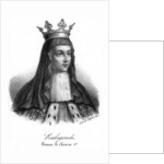 Radegonde, one of Clotaire I's four wives by Delpech