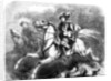 King George II at the battle of Dettingen by Anonymous