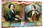 Anton Rubinstein and August Wilhelmj by Anonymous