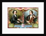 Anton Rubinstein and August Wilhelmj by Anonymous