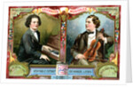 Anton Rubinstein and August Wilhelmj by Anonymous