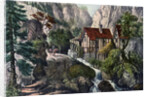 Old Swiss Mill by Currier and Ives
