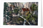Old Swiss Mill by Currier and Ives