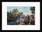 The Trout Stream by Currier and Ives