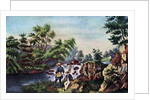 The Trout Stream by Currier and Ives