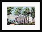 Castle Garden from the Battery, New York by Currier and Ives