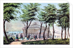 Castle Garden from the Battery, New York by Currier and Ives