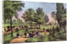 The Drive, Central Park by Currier and Ives