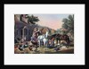 Preparing for Market by Currier and Ives