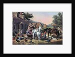 Preparing for Market by Currier and Ives