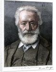 Victor Hugo, French author by D Laugee