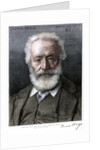 Victor Hugo, French author by D Laugee