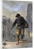 Man with a lamp by Anonymous
