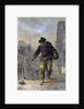 Man with a lamp by Anonymous
