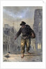 Man with a lamp by Anonymous