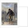 Man with a lamp by Anonymous