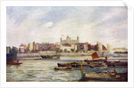 The Tower of London from across the Thames by Andre & Sleigh