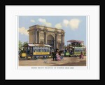 Horse Drawn Tramway at Marble Arch by Anonymous