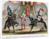 Richard II stopping the combat between the Dukes of Norfolk and Hereford by Anonymous