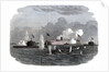 The iron-clad frigate, new ironsides, and two Ericsson batteries going into action at Charleston by Anonymous