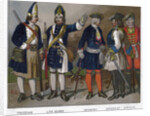 Prussian and French soldiers of 1704 (19th century) by Anonymous