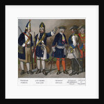 Prussian and French soldiers of 1704 (19th century) by Anonymous