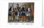 Prussian and French soldiers of 1704 (19th century) by Anonymous