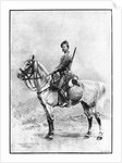 A chasseur of the guard, Russia by Jean Baptiste Edouard Detaille