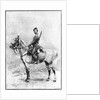 A chasseur of the guard, Russia by Jean Baptiste Edouard Detaille