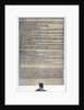 Magna Carta, English charter originally issued in 1215 by Anonymous