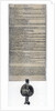 Magna Carta, English charter originally issued in 1215 by Anonymous