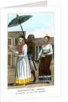 Woman with servants by J Haafner