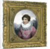 Woman in Elizabethan dress by G Engelmann