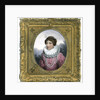 Woman in Elizabethan dress by G Engelmann