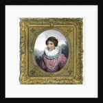 Woman in Elizabethan dress by G Engelmann