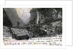 The Lauterbrunnen Valley, Bernese Oberland, Switzerland by Anonymous