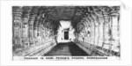 Passage in Rami Peram's Pagoda, Ramesvaram, Tamil Nadu, India by Anonymous