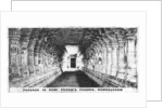 Passage in Rami Peram's Pagoda, Ramesvaram, Tamil Nadu, India by Anonymous