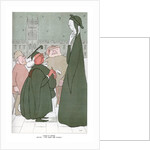 Dante in Oxford; Proctor: 'Your Name And College?' by Max Beerbohm