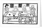 A family meal by Anonymous