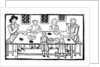 A family meal by Anonymous