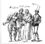Figures designed by Inigo Jones for the masque of The Fortune Isles by Anonymous