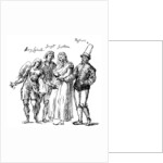 Figures designed by Inigo Jones for the masque of The Fortune Isles by Anonymous