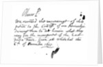 Autograph note of Oliver Cromwell to a petition of the East India Company by Anonymous