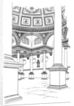 Interior of St Stephen's Church, Walbrook, City of London by Anonymous